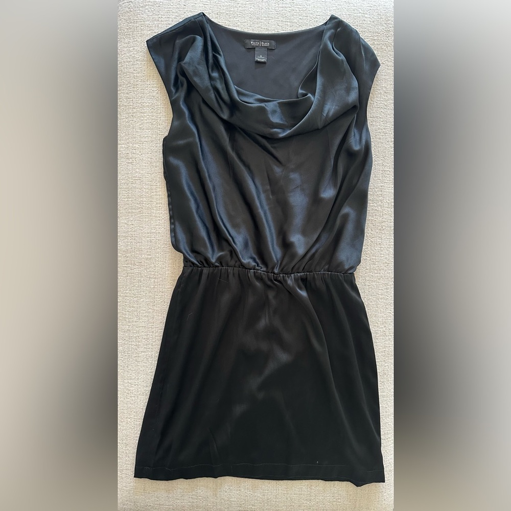 White House Black Market Drape Dress with Cowl Neck